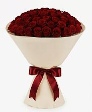 Букет 101 Бордовая роза Блэк Бакарра в Черницыне