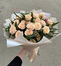 Букет Кремовые розы Латте в Черницыне