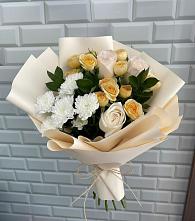 Букет цветов из:  Розы и Хризантемы в Черницыне