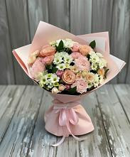 Букет цветов из:  Гвоздики, Розы и Хризантемы в Черницыне