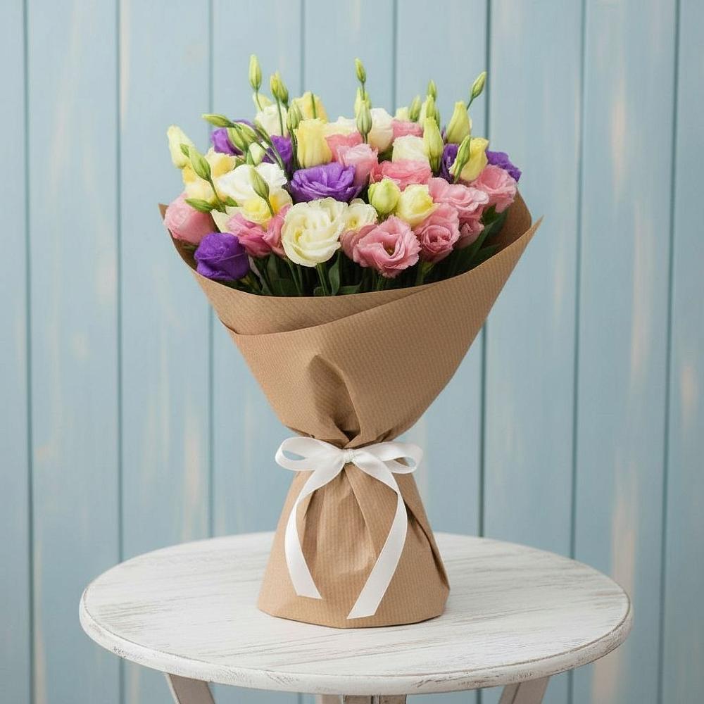 Букет цветов из: Лизиантусы в Черницыне