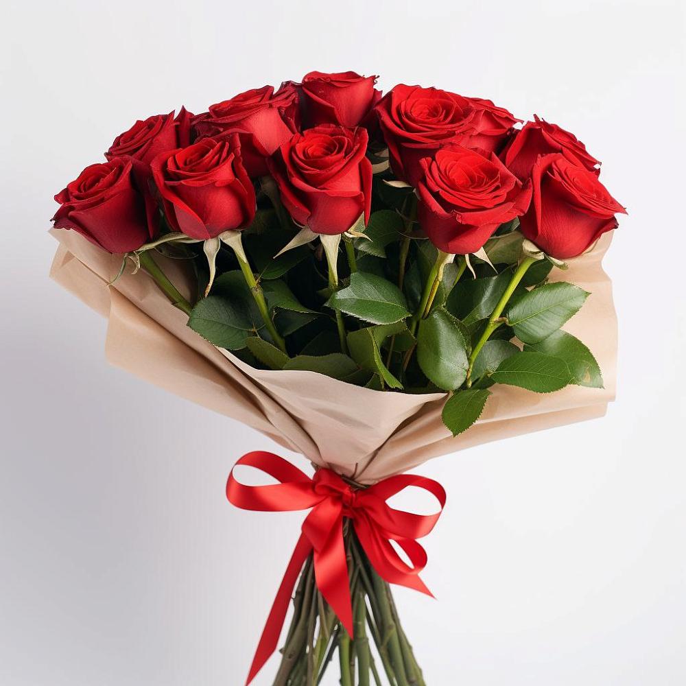 Букет 11 Красных роз Эдлесс Лав в Черницыне