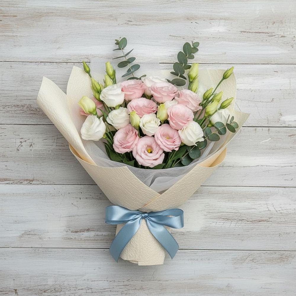 Букет цветов из: Лизиантусы в Черницыне